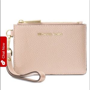 Michael Kors Mercer Pebble Leather Coin Purse